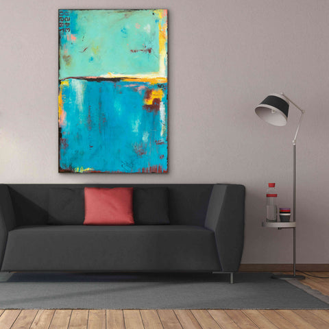 Image of 'Matchbox Blue 55' by Erin Ashley, Giclee Canvas Wall Art,40 x 60