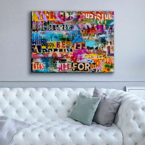 Image of 'Metromix Luv I' by Erin Ashley, Giclee Canvas Wall Art,54 x 40