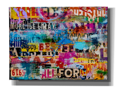 Image of 'Metromix Luv I' by Erin Ashley, Giclee Canvas Wall Art