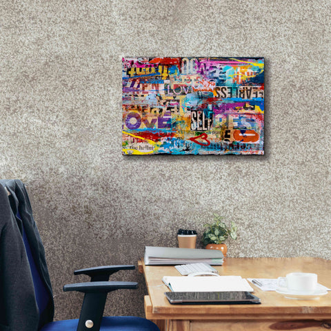 Image of 'Metromix Luv II' by Erin Ashley, Giclee Canvas Wall Art,26 x 18