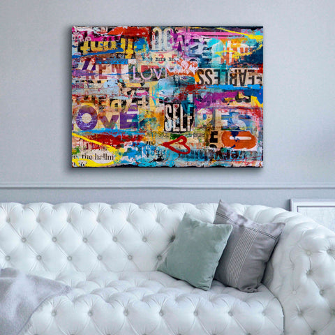 Image of 'Metromix Luv II' by Erin Ashley, Giclee Canvas Wall Art,54 x 40