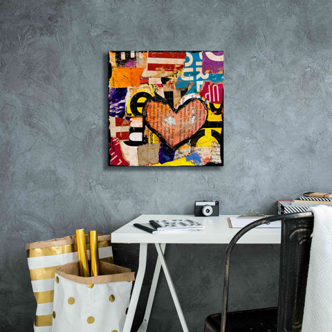 Image of 'Mixed Luv' by Erin Ashley, Giclee Canvas Wall Art,18 x 18