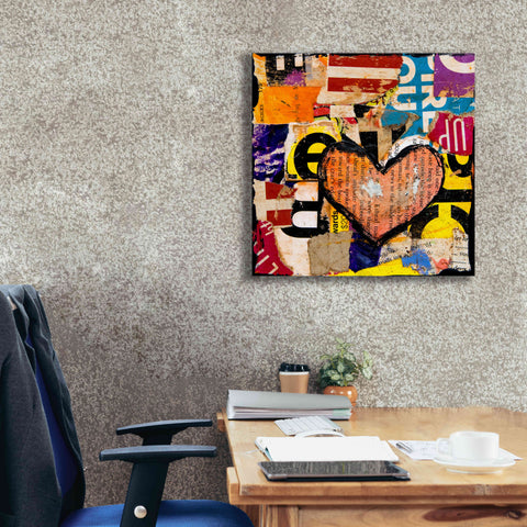 Image of 'Mixed Luv' by Erin Ashley, Giclee Canvas Wall Art,26 x 26