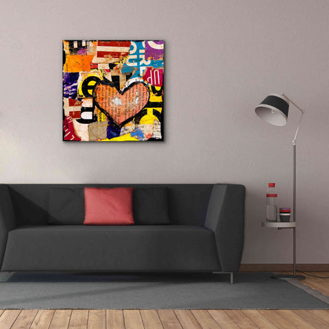 Image of 'Mixed Luv' by Erin Ashley, Giclee Canvas Wall Art,37 x 37