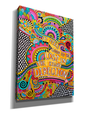 Image of 'Lost in the Right Direction' by Hello Angel, Giclee Canvas Wall Art