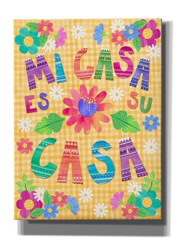 Image of 'Mi Casa Es Su Casa' by Hello Angel, Giclee Canvas Wall Art