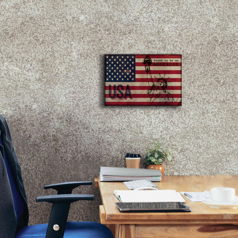 Image of '2 Proud to be an American' by Irena Orlov, Giclee Canvas Wall Art,18 x 12