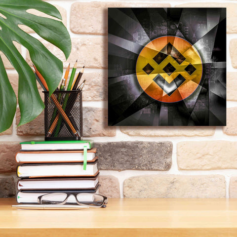 Image of 'BNB Binance Coin,' Canvas Wall Art,12x12