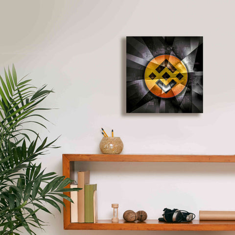 Image of 'BNB Binance Coin,' Canvas Wall Art,12x12