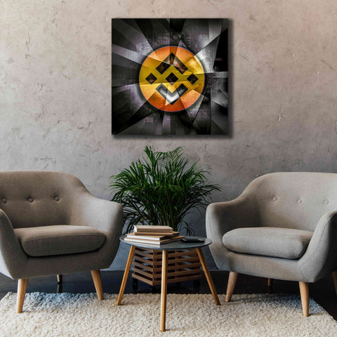 Image of 'BNB Binance Coin,' Canvas Wall Art,37x37