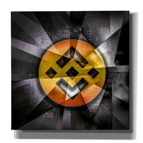 Image of 'BNB Binance Coin,' Canvas Wall Art