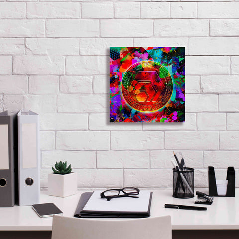 Image of 'HEX Crypto Color,' Canvas Wall Art,12x12