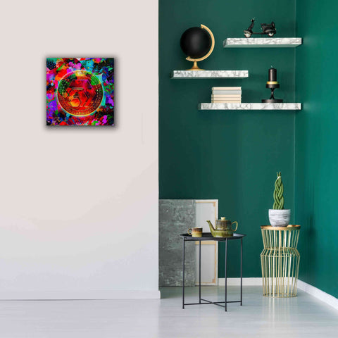 Image of 'HEX Crypto Color,' Canvas Wall Art,18x18
