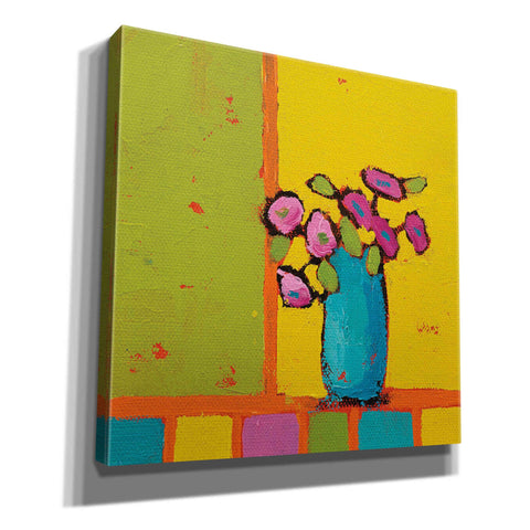 Image of 'Turquoise Vase Bright' by Phyllis Adams, Canvas Wall Art