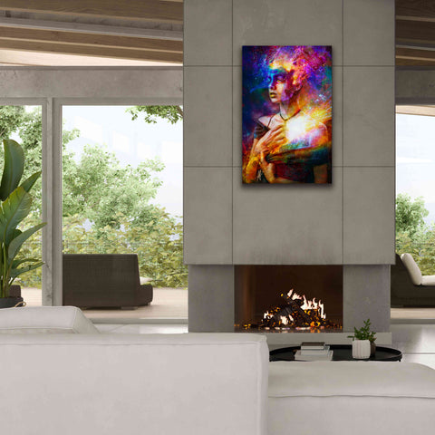 Image of 'Iridiscent Catharsis' by Mario Sanchez Nevado, Canvas Wall Art,26x40