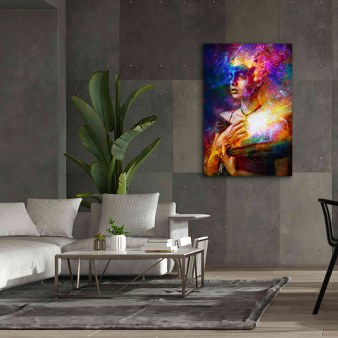Image of 'Iridiscent Catharsis' by Mario Sanchez Nevado, Canvas Wall Art,40x60