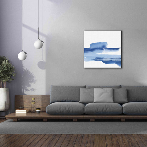 Image of 'Classic Blue I' by Chris Paschke, Giclee Canvas Wall Art,37x37