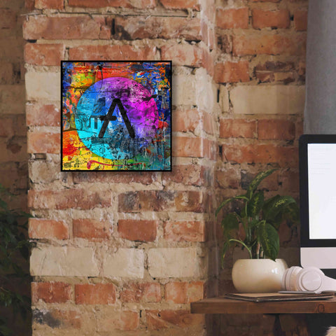 Image of 'Aave Crypto In Color' by Portfolio Giclee Canvas Wall Art,12x12