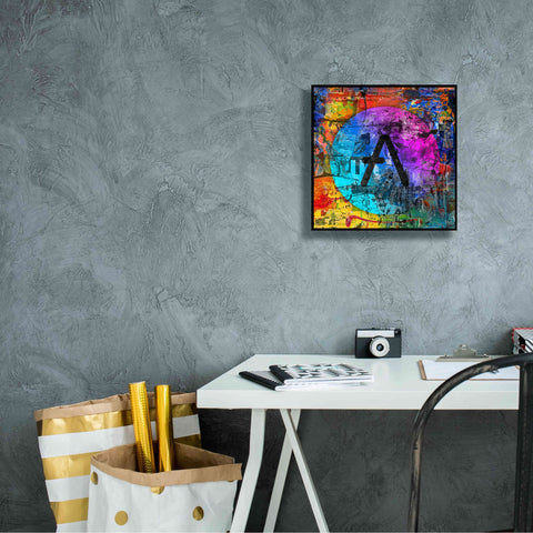 Image of 'Aave Crypto In Color' by Portfolio Giclee Canvas Wall Art,12x12