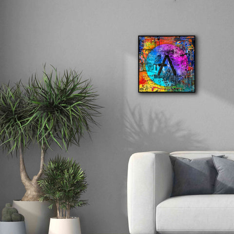 Image of 'Aave Crypto In Color' by Portfolio Giclee Canvas Wall Art,18x18