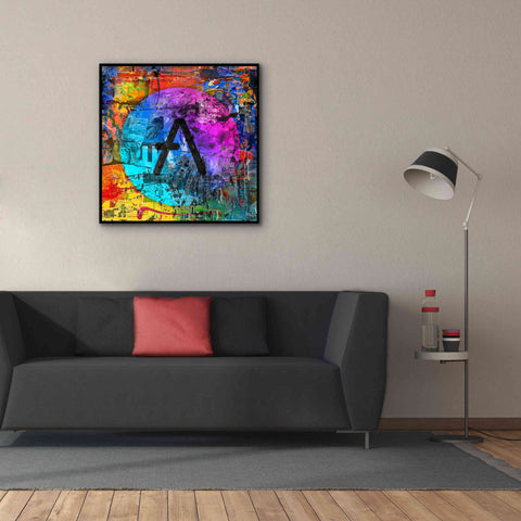 Image of 'Aave Crypto In Color' by Portfolio Giclee Canvas Wall Art,37x37