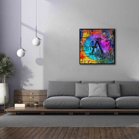 Image of 'Aave Crypto In Color' by Portfolio Giclee Canvas Wall Art,37x37