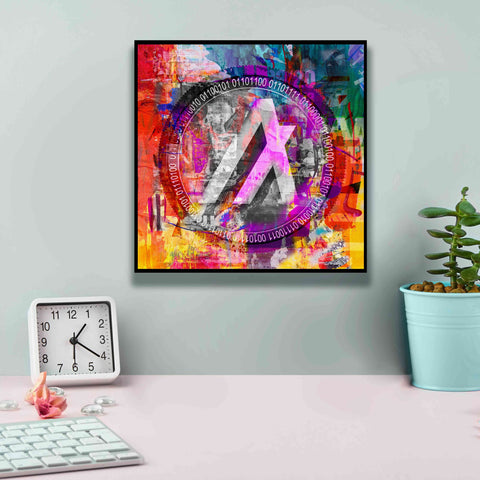 Image of 'Algo Algorand Crypto In Color' by Portfolio Giclee Canvas Wall Art,12x12