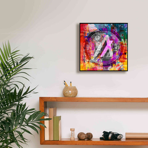 Image of 'Algo Algorand Crypto In Color' by Portfolio Giclee Canvas Wall Art,12x12