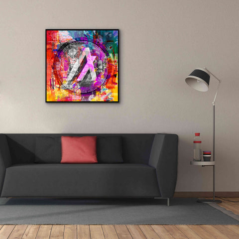 Image of 'Algo Algorand Crypto In Color' by Portfolio Giclee Canvas Wall Art,37x37