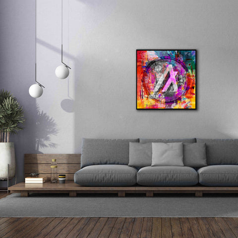 Image of 'Algo Algorand Crypto In Color' by Portfolio Giclee Canvas Wall Art,37x37