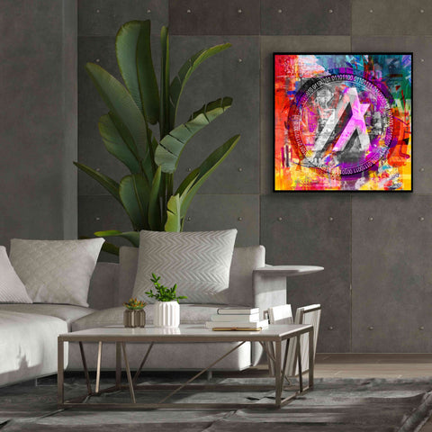 Image of 'Algo Algorand Crypto In Color' by Portfolio Giclee Canvas Wall Art,37x37
