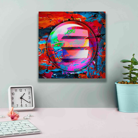 Image of 'Enj Enjin Crypto In Color' by Portfolio Giclee Canvas Wall Art,12x12
