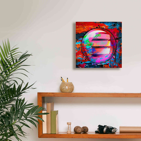Image of 'Enj Enjin Crypto In Color' by Portfolio Giclee Canvas Wall Art,12x12