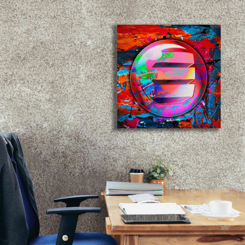 Image of 'Enj Enjin Crypto In Color' by Portfolio Giclee Canvas Wall Art,26x26