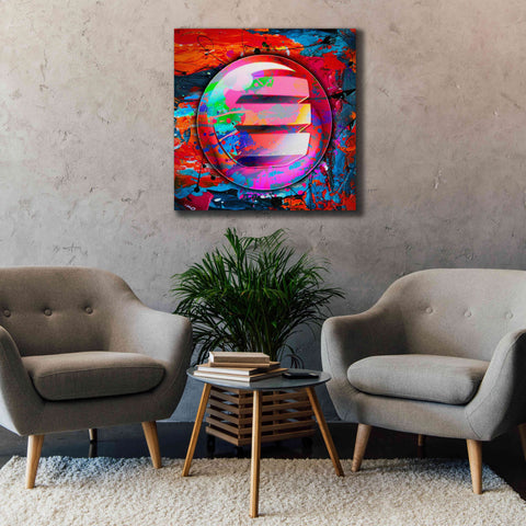 Image of 'Enj Enjin Crypto In Color' by Portfolio Giclee Canvas Wall Art,37x37