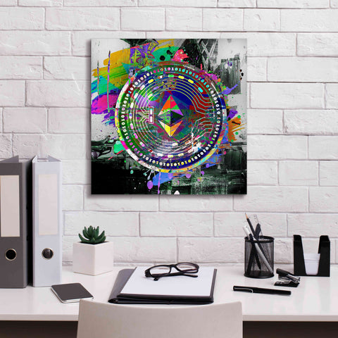 Image of 'Ethereum The Predator' by Portfolio Giclee Canvas Wall Art,18x18