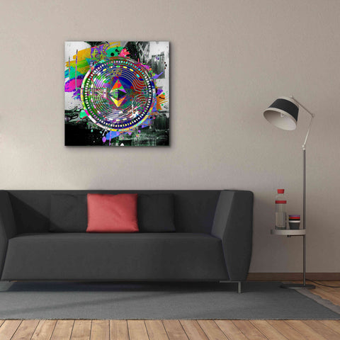 Image of 'Ethereum The Predator' by Portfolio Giclee Canvas Wall Art,37x37