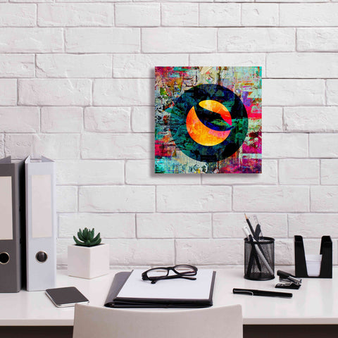 Image of 'Luna Terra Crypto In Color' by Portfolio Giclee Canvas Wall Art,12x12