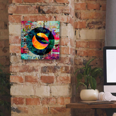 Image of 'Luna Terra Crypto In Color' by Portfolio Giclee Canvas Wall Art,12x12