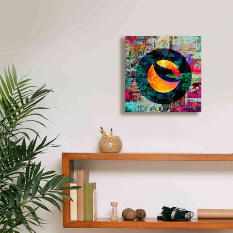 Image of 'Luna Terra Crypto In Color' by Portfolio Giclee Canvas Wall Art,12x12