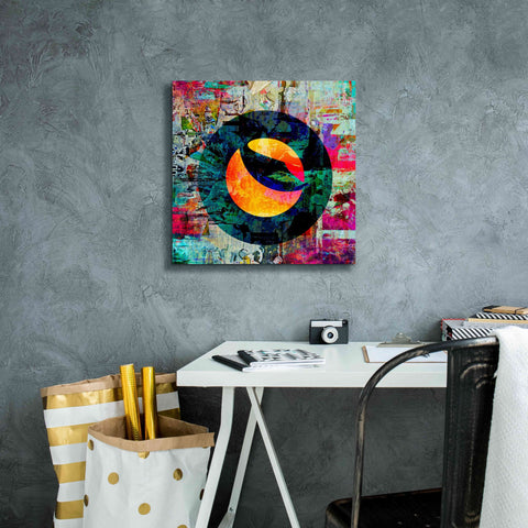 Image of 'Luna Terra Crypto In Color' by Portfolio Giclee Canvas Wall Art,18x18