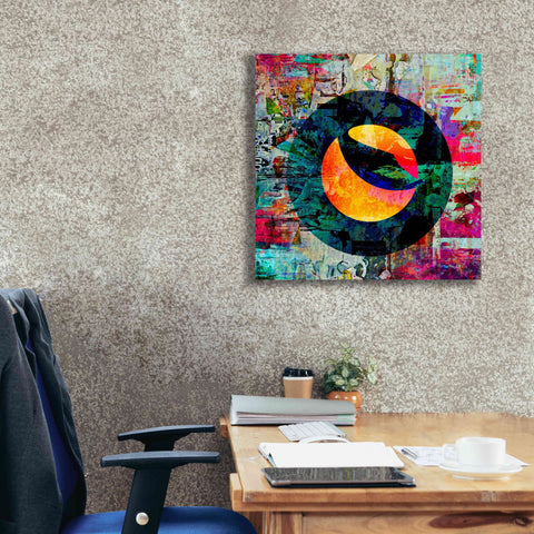 Image of 'Luna Terra Crypto In Color' by Portfolio Giclee Canvas Wall Art,26x26