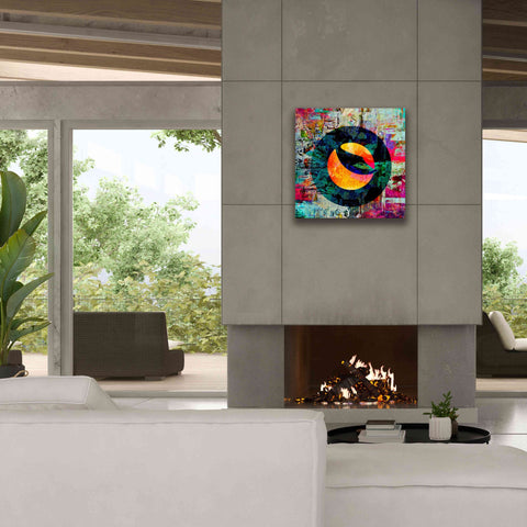 Image of 'Luna Terra Crypto In Color' by Portfolio Giclee Canvas Wall Art,26x26