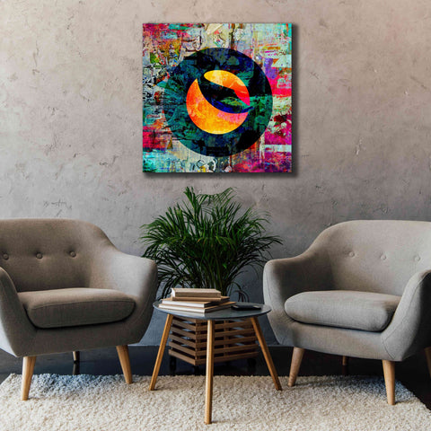 Image of 'Luna Terra Crypto In Color' by Portfolio Giclee Canvas Wall Art,37x37