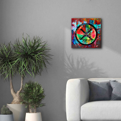Image of 'Xrp Crypto In Color' by Portfolio Giclee Canvas Wall Art,18x18
