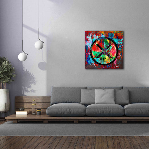 Image of 'Xrp Crypto In Color' by Portfolio Giclee Canvas Wall Art,37x37