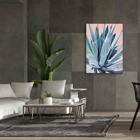 Image of 'Agave With Coral by Alana Clumeck Giclee Canvas Wall Art,40x54