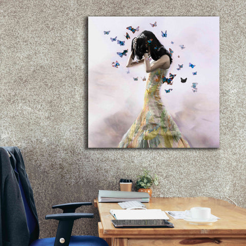 Image of 'Fear the Worst by Christopher Cuseo Giclee Canvas Wall Art,37x37
