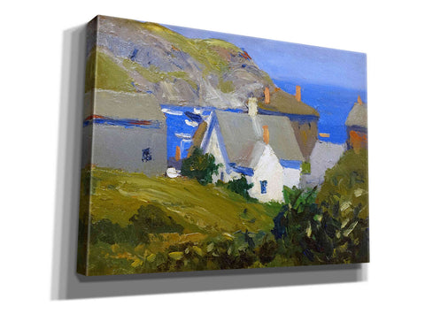 Image of 'Monhegan Houses, Maine, 1916-1919' by Edward Hopper, Giclee Canvas Wall Art