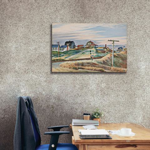 Image of 'Cottages at North Truro' by Edward Hopper, Giclee Canvas Wall Art,40x26